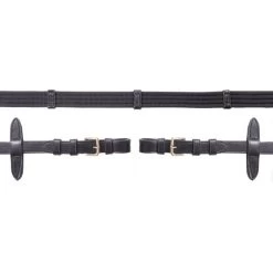 Schockemöhle Zügel Mit Stops Dunkelbraun/Silber -Geschaft Fur Pferdebedarf 1103 00004 gurtzuegel schnalle black gold.e3ab20