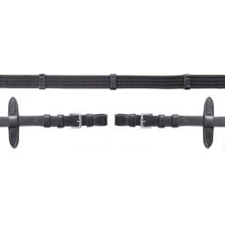 Schockemöhle Zügel Mit Stops Dunkelbraun/Silber -Geschaft Fur Pferdebedarf 1103 00004 gurtzuegel schnalle black silber.9dfa37