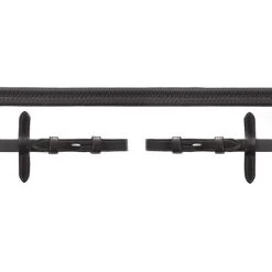 Schockemöhle Zügel Gummi Vintage/Nougat/Silber Warmblut -Geschaft Fur Pferdebedarf 1103 00021 gummizuegel zaumhaken black silver.8e6eb7