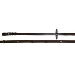 HKM Zügel Lea Gurtmaterial Braun