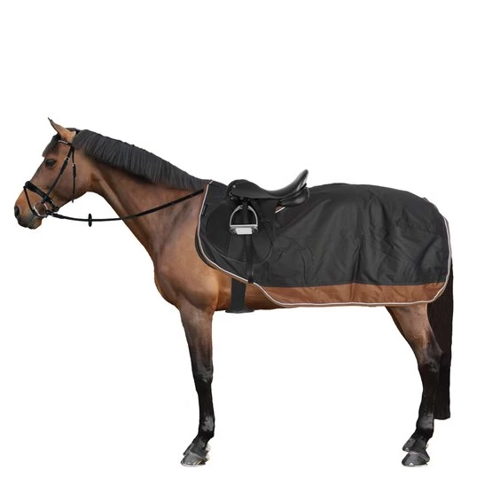 EQUITHÈME Ausreitdecke Tyrex Polar Fleece 600D Navy/Grau Dots 10 EQUITHÈME Ausreitdecke Tyrex Polar Fleece 600D Navy/Grau Dots – Bild 8