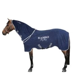 Rambo Dry Rug Navy/Silber -Geschaft Fur Pferdebedarf 44747544.7db7f3