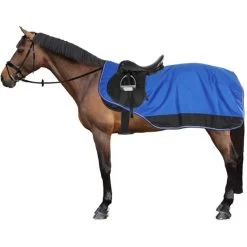 EQUITHÈME Ausreitdecke Tyrex 1200D Fleece Schwarz/Himbeere -Geschaft Fur Pferdebedarf 44818282.1fecbc