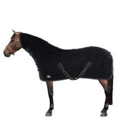 Harry's Horse Fleecedecke Deluxe Mit Halssteil Schwarz