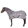 Harry's Horse Fliegendecke Mit Seperatem Halsteil Zebra -Geschaft Fur Pferdebedarf a1190342.818693