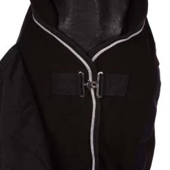 HKM Fleecedecke Mit Kragen Schwarz -Geschaft Fur Pferdebedarf agradi 44366216 2.8a0e25
