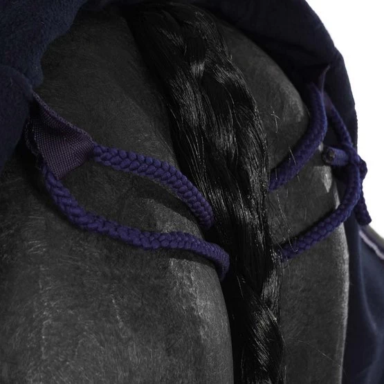 EQUITHÈME Ausreitdecke Tyrex Polar Fleece 600D Navy/Grau Dots 6 EQUITHÈME Ausreitdecke Tyrex Polar Fleece 600D Navy/Grau Dots – Bild 4