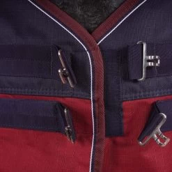 EQUITHÈME Outdoordecke Tyrex 1200D 300g Navy/Bordeaux -Geschaft Fur Pferdebedarf agradi 44738664 2.a1ff41
