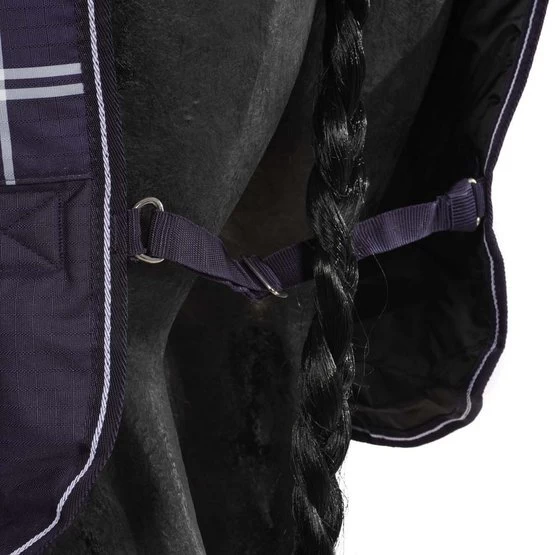 Weatherbeeta Decke Saxon Defiant 600D Standard Neck Medium Navy Plaid 9 Weatherbeeta Decke Saxon Defiant 600D Standard Neck Medium Navy Plaid – Bild 7