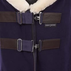 EQUITHÈME Fleecedecke Teddy Grün/Braun -Geschaft Fur Pferdebedarf agradi 44818286 1.77e504