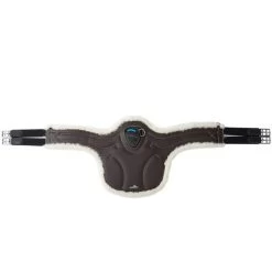 EQuick Sattelgurt ES Jumping Stud Fluffy Braun