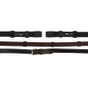 Schockemöhle Zügel Gummi Mit Stops Dunkelbraun/Gold Warmblut -Geschaft Fur Pferdebedarf agradi 44824657 1.0487ca