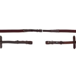 Schockemöhle Zügel GurtmaterialStops Roy/Oak/Cream/Sil WB