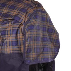 HKM High Neck Decke Pittsburgh Karo 600D 300g Navy 115/165 -Geschaft Fur Pferdebedarf agradi 44870899 8.e65560