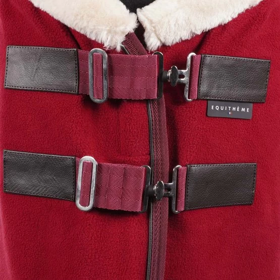 EQUITHÈME Fleecedecke Teddy Navy 15 EQUITHÈME Fleecedecke Teddy Navy – Bild 13