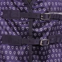 Waldhausen Fliegendecke Lucky Heart Nightblue -Geschaft Fur Pferdebedarf agradi 44954851 1.9a4a04