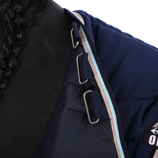 Rambo Optimo Stalldecke 400g Navy/Beige 10 Rambo Optimo Stalldecke 400g Navy/Beige – Bild 8