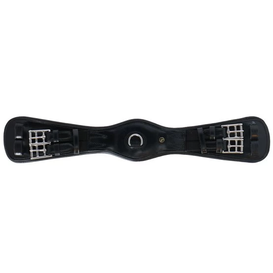 BR Dressurgurt Durham 2 Seitig Elastisch Schwarz/Silber 3 BR Dressurgurt Durham 2 Seitig Elastisch Schwarz/Silber