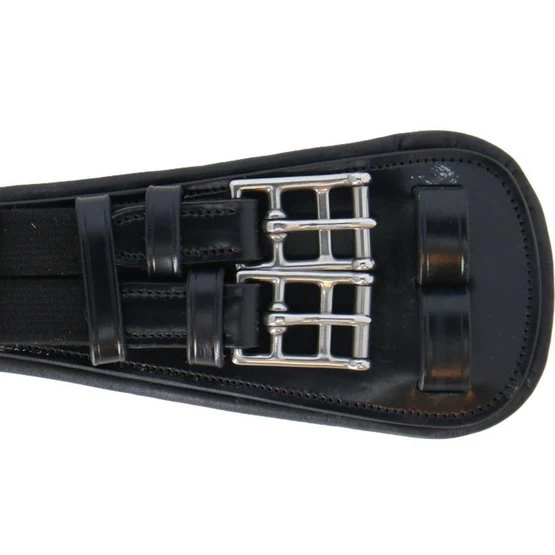 BR Dressurgurt Durham 2 Seitig Elastisch Schwarz/Silber 7 BR Dressurgurt Durham 2 Seitig Elastisch Schwarz/Silber – Bild 5