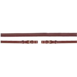 BR Gummizügel Eventa Tobacco/Gold Warmblut