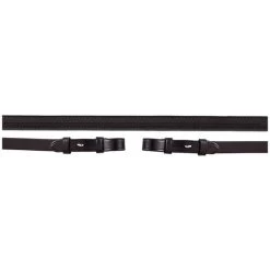 BR Zügel Eventa Pro Grip 16mm Blind Schwarz/Silber Warmblut