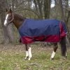 EQUITHÈME Outdoordecke Tyrex 1200D 300g Navy/Bordeaux -Geschaft Fur Pferdebedarf ekk 400929466navybordx1.415a87