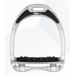 Flex-On Steigbügel Aluminium Inclined Ultra Grip Silber/Silber/Dunkelblau -Geschaft Fur Pferdebedarf flex alu iug grey.daad15 3