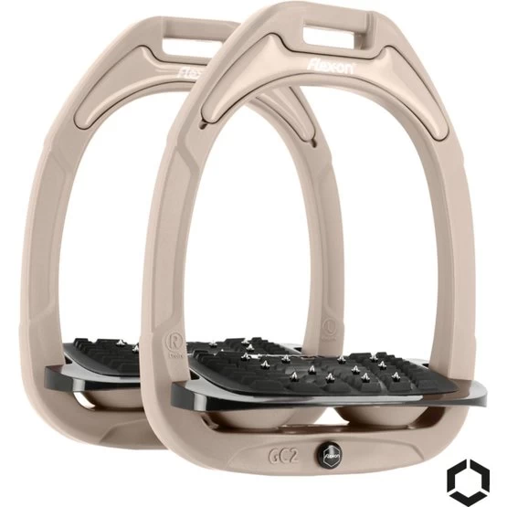 Flex-On Steigbügel Green Composite Inclined Ultra Grip Schwarz/Schwarz/Pflaume 11 Flex-On Steigbügel Green Composite Inclined Ultra Grip Schwarz/Schwarz/Pflaume – Bild 9