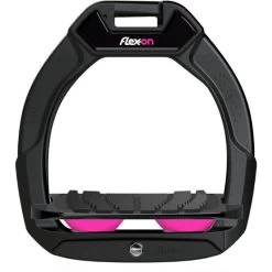 Flex-On Sicherheitsbügel Safe-On Junior Inclined Grip Dunkelgrau/Schwarz/Rosa -Geschaft Fur Pferdebedarf flex soj black black pink 01.498e71 2