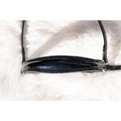 Geschaft Fur Pferdebedarf 24 HB Reithalfter Showtime Abrichtung Schwarz/Schwarz Funkeln