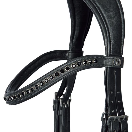 Harry's Horse Trense Nero Soft Schwarz/Silber 8 Harry's Horse Trense Nero Soft Schwarz/Silber – Bild 6