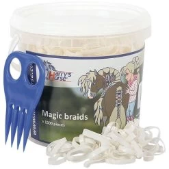 Harry's Horse Magic Braids Eimer Silber -Geschaft Fur Pferdebedarf hh 36000203 wit.59bdb1