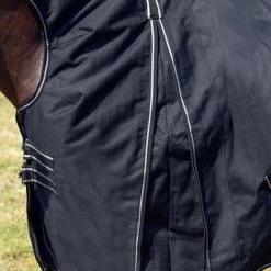 HKM Decken High Neck Innsbruck Glatte Ausführung Schwarz -Geschaft Fur Pferdebedarf hkm innsbruck3.328cde