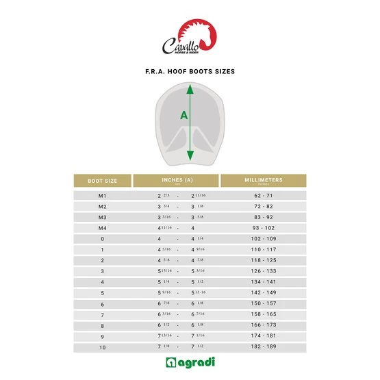 F.R.A. Cavallo Horse & Rider Hufschuhe CLB Regular Schwarz 7 F.R.A. Cavallo Horse & Rider Hufschuhe CLB Regular Schwarz – Bild 5