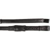 Horka Steigbügelriemen Nylon Dressur Schwarz/Silber