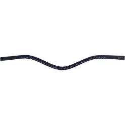 Horka Stirnriemen Colori Schwarzes Leder Blau/Weiß -Geschaft Fur Pferdebedarf horka 180143 0000 0006.a218b6