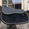 Kentucky Horsewear Kentucky Sattelunterleger Halfpad Absorb Schwarz/Weiß -Geschaft Fur Pferdebedarf kentucky zadelonderlegger halfpad absorb black white.4bd104