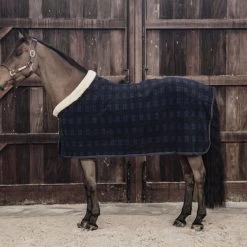 Kentucky Horsewear Kentucky Abschwitzdecke Show Fleece Heavy Dunkel Blau