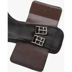 LeMieux Spring Sattelgurt Magnet Anatomisch Lang Schwarz -Geschaft Fur Pferdebedarf lemieux lm shortstudgirth detail brown3 hr4000x4000 1.c4527c
