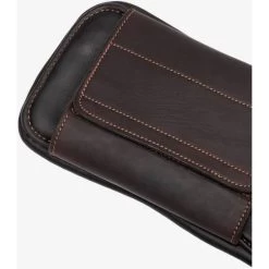 LeMieux Spring Sattelgurt Magnet Anatomisch Lang Schwarz -Geschaft Fur Pferdebedarf lemieux lm shortstudgirth detail brown4 hr4000x4000 1.e725a4