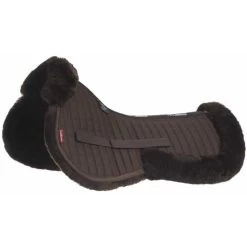 LeMieux Sattelunterleger ProLambskin Weiß/Weiß -Geschaft Fur Pferdebedarf lmx halfpad brown.223ed8 2