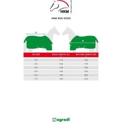 HKM High Neck Decke Pittsburgh Karo 600D 300g Navy 115/165 -Geschaft Fur Pferdebedarf maattabelboots rugsizes hkm.b9ee1b 1