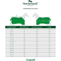 Rambo By Horseware Stable Sheet Navy Weiß -Geschaft Fur Pferdebedarf maattabellen rugsizes horseware.f579b0 6