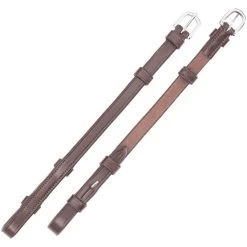 Schockemöhle Backenstücke Select Espresso/Cream/Silber