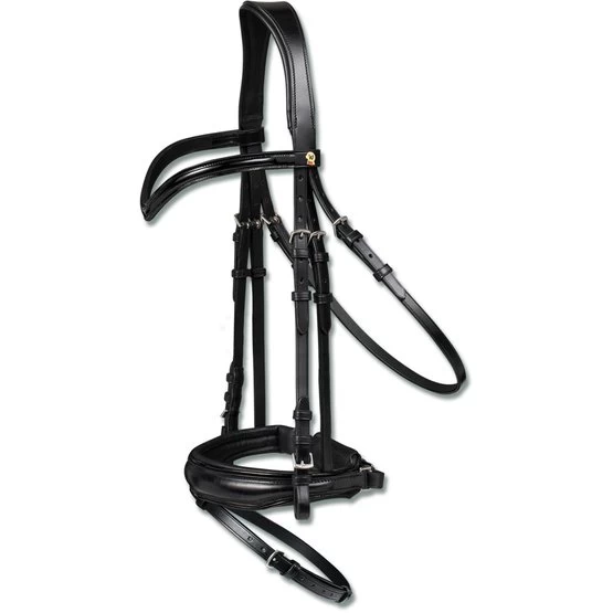 Waldhausen Trense S-Line Blackshine Schw. Komb. Schwarz XWB 3 Waldhausen Trense S-Line Blackshine Schw. Komb. Schwarz XWB